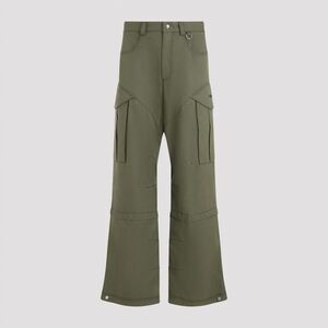 OFF-WHITE Cargo Pants with Detailed Stitching Men GREEN